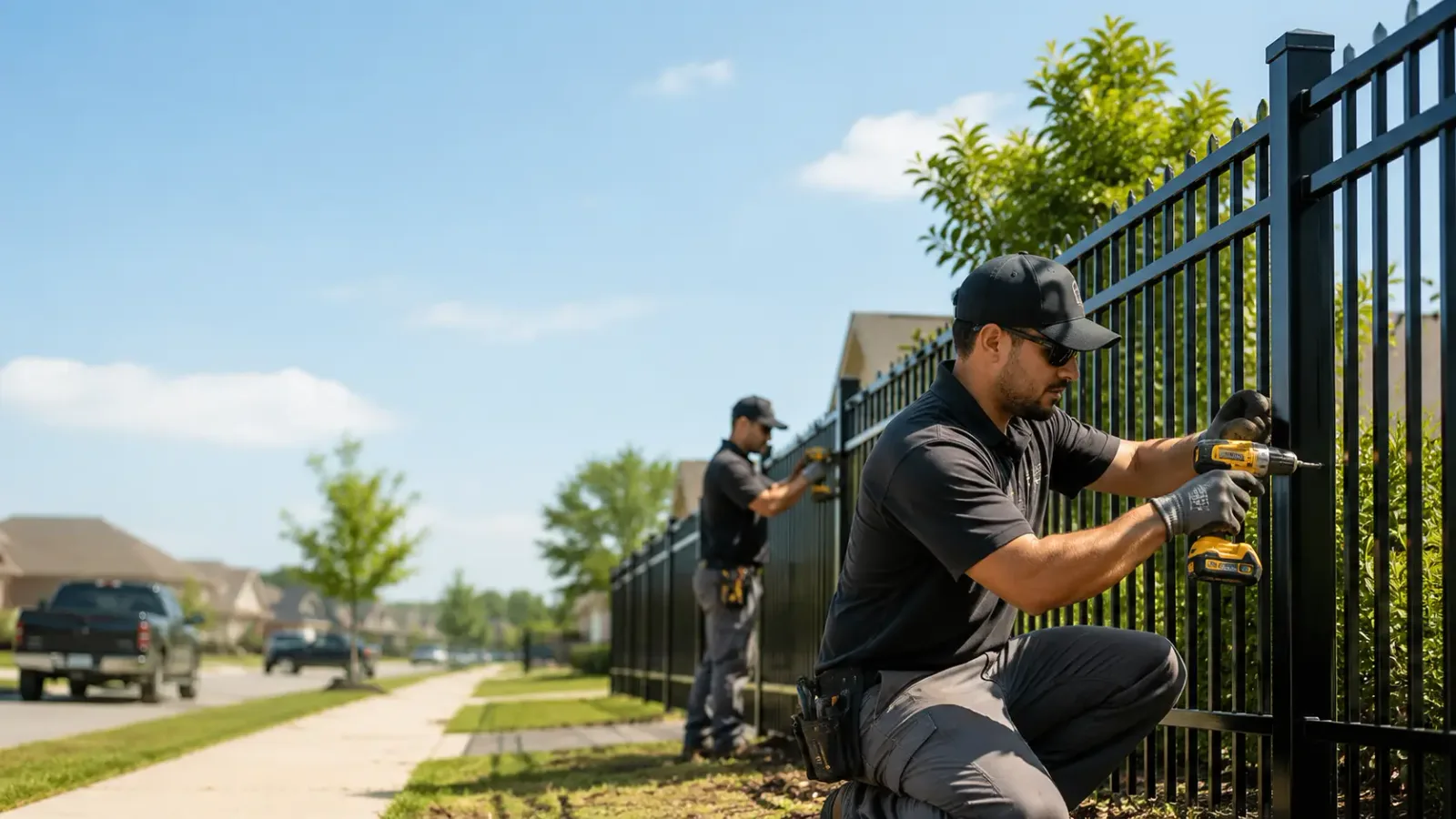 Metal Fence Installation in Sondheimer, LA